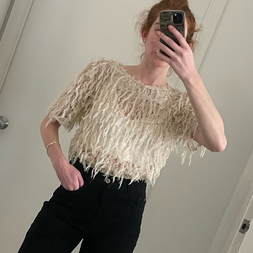 Zara - feather top